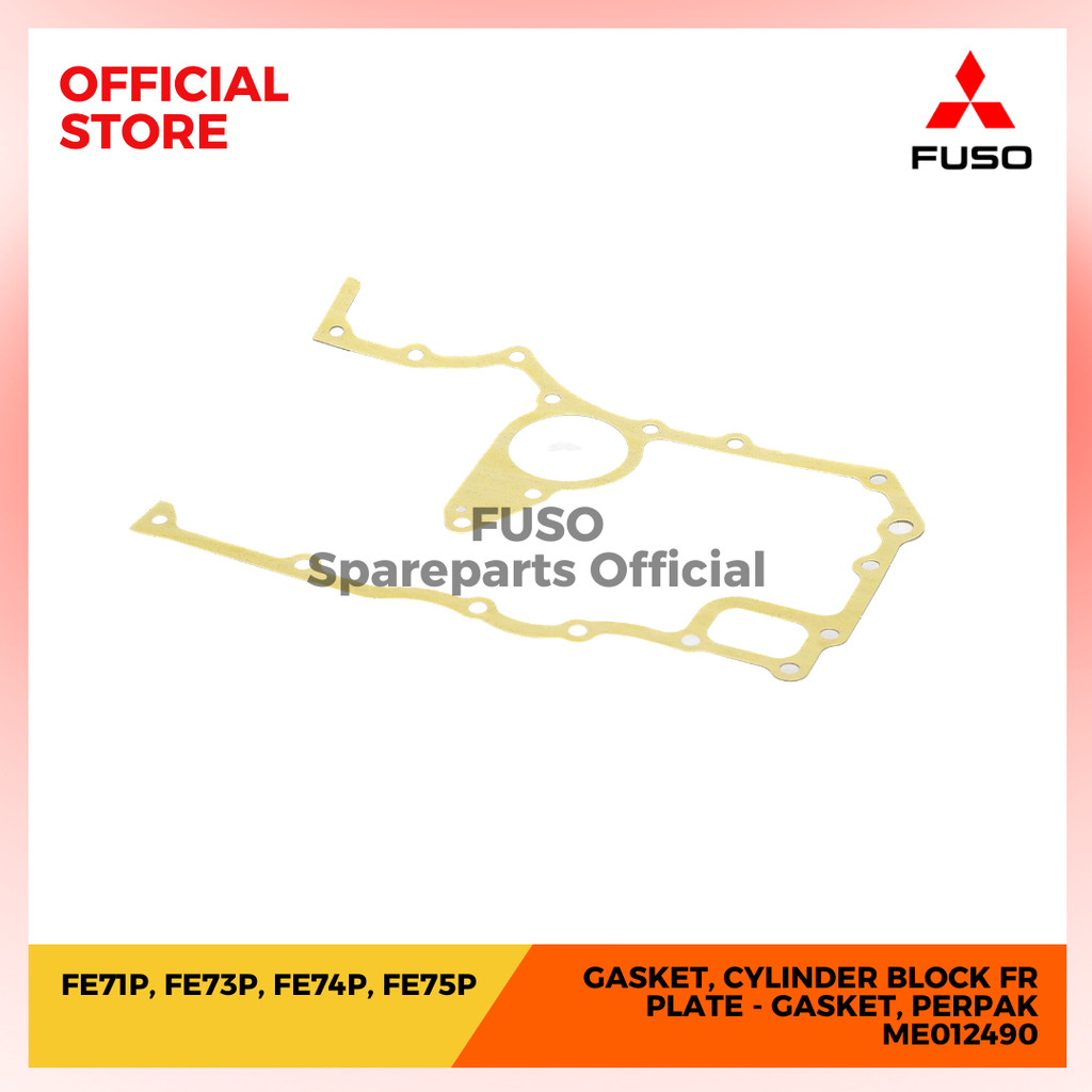 Jual Fuso Gasket Cylinder Block Fr Plate - Gasket Perpak Paking - FE71P ...