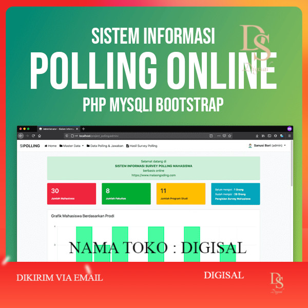 Jual Aplikasi WEB Survey Polling Mahasiswa Online PHP MySQLi | Shopee ...