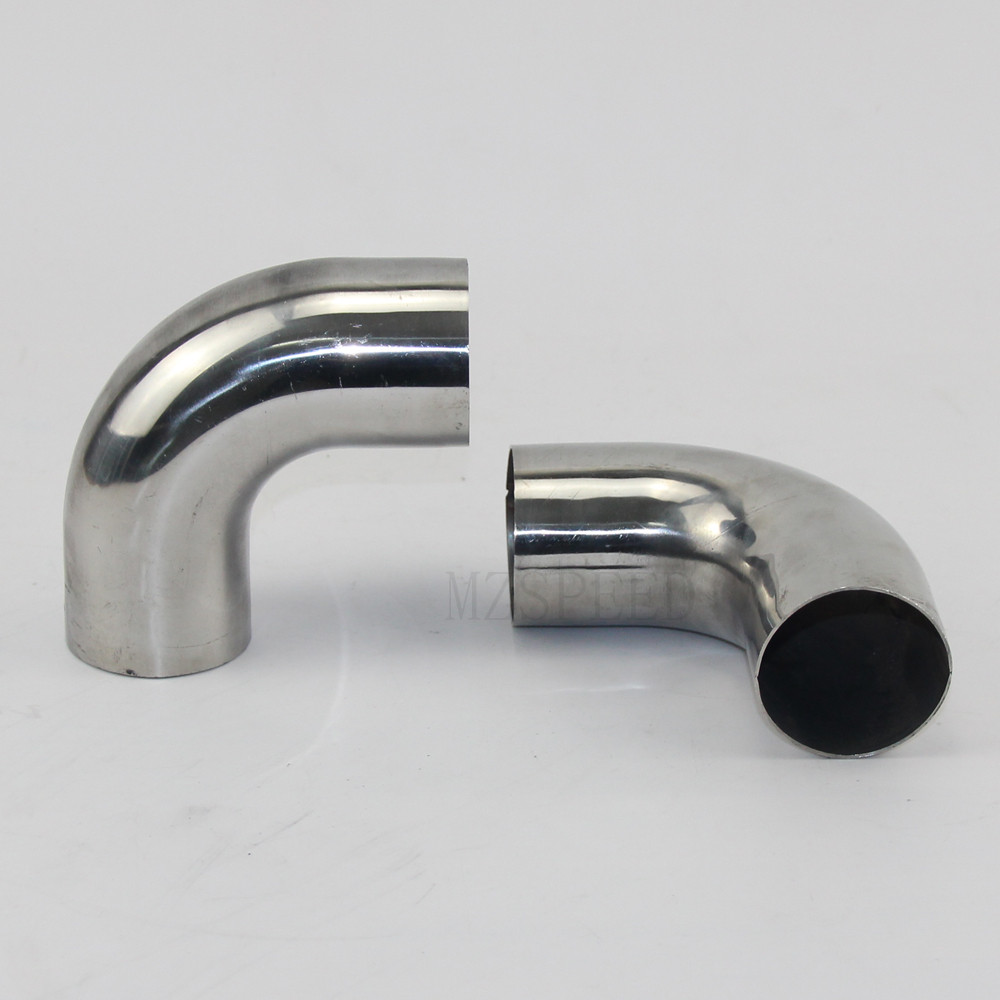 Auspuffrohr Lange 100 Mm 19/25/32/38/51/76 Mm Edelstahl 304 OD Winkel