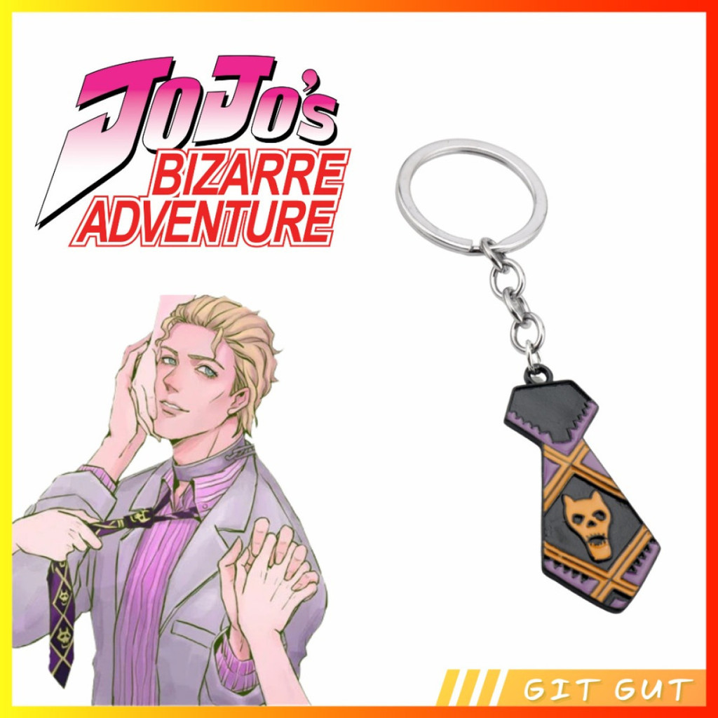 Jual Gantungan Kunci Keychain Jojo's Jojo Bizarre Adventure Skull Tie ...
