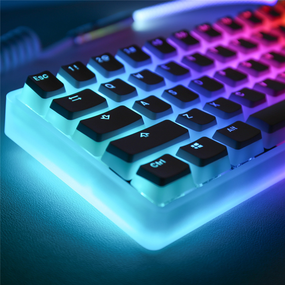 Jual 104 Keys Pudding Keycaps OEM Profile PBT Double Shot Keycap For Mx ...