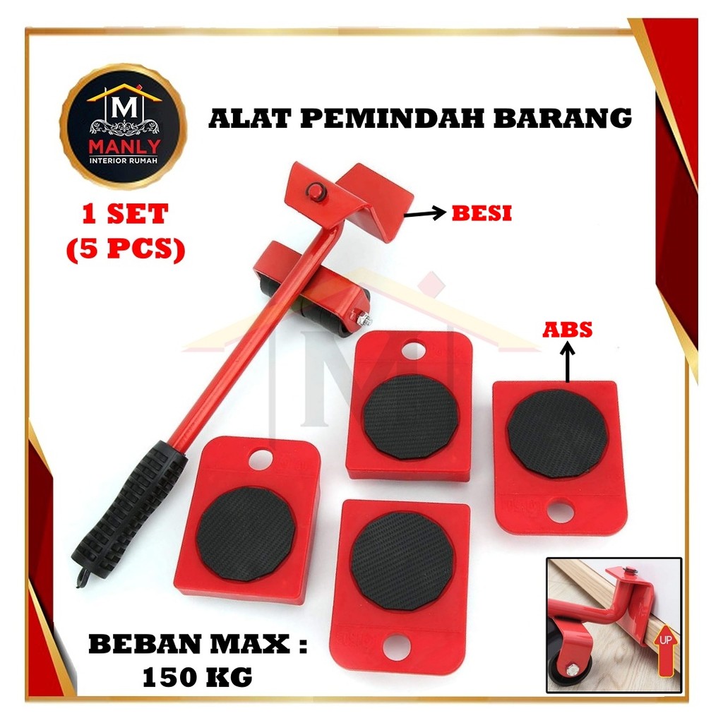 Jual Roda Alat Bantu Angkat Barang Pengangkat Furniture Moving Wheel ...