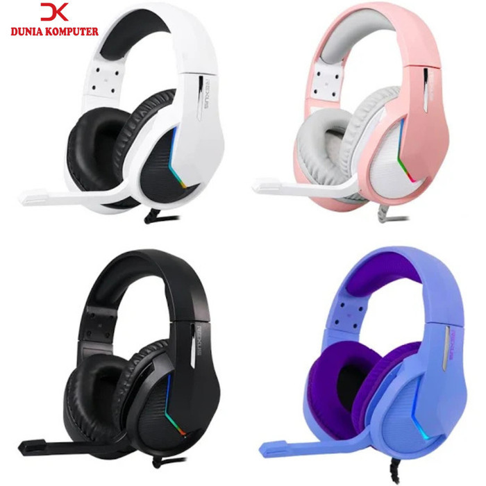 Jual HEADSET GAMING REXUS RGB VONIX F80 BLACK | Shopee Indonesia