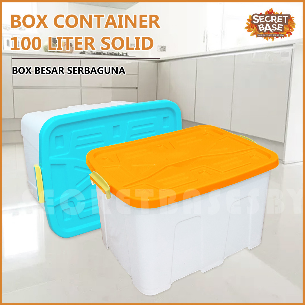 Jual ER34RG BOX CONTAINER 100 LITER + RODA - Kontainer Box / Container ...