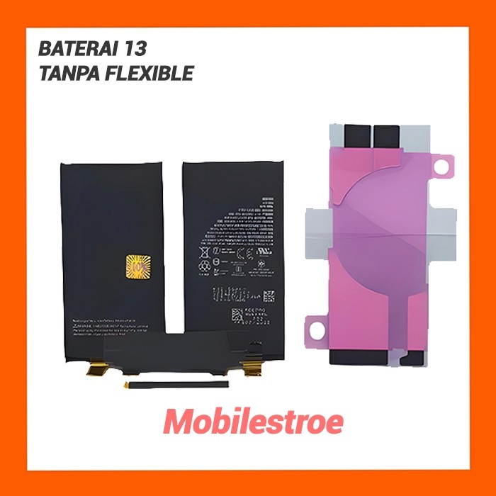 Jual BATERAI IP 13 3227 MAH TANPA SOKET / NO FLEXIBLE / ONLY CELL ...
