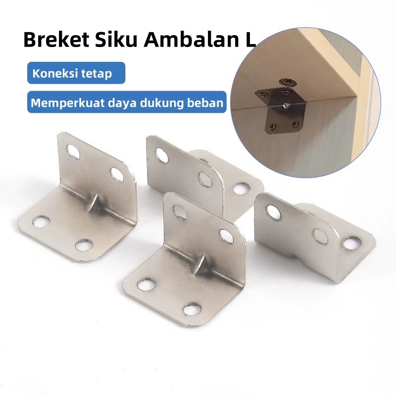 Jual Braket Rak Berbentuk L dari Baja Tahan Karat/Siku Sudut L/Bracket ...