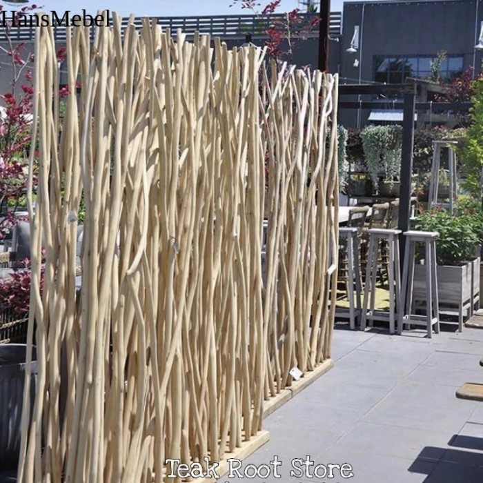 Jual Partisi Atau Sekat Ruangan Ranting Kayu Jati Top Quality ZC9 ...