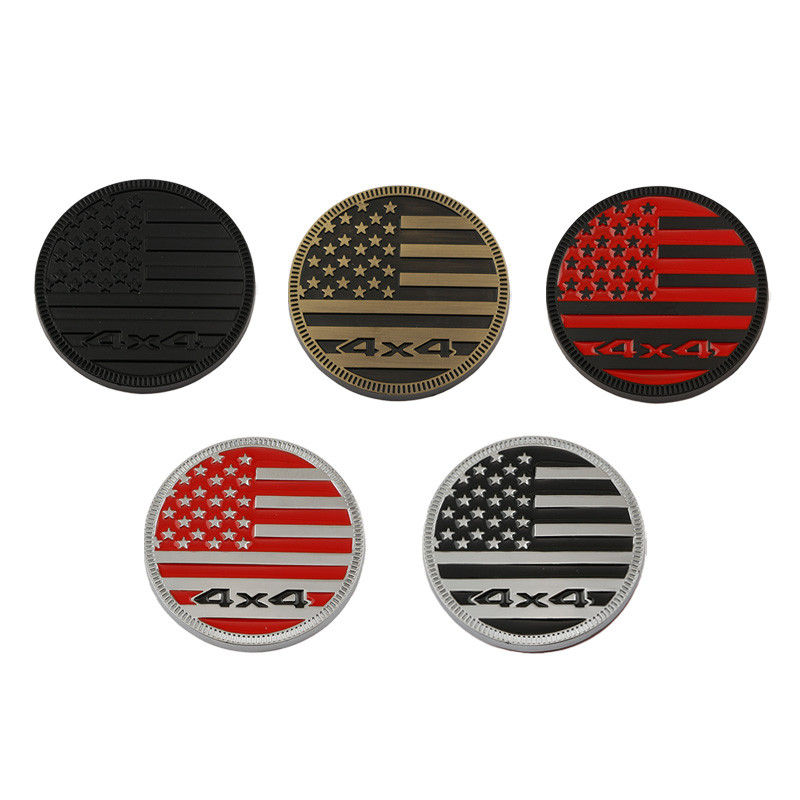 Jual Car 3D Metal 4X4 Badge Emblem Decals Sticker For Jeep Wrangler CJ ...