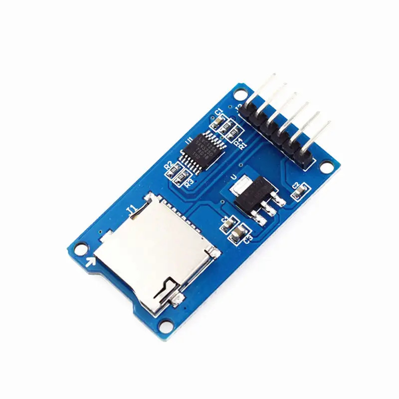 Jual MICRO SD CARD MINI TF READER SLOT READ WRITE SPI MODULE-042 ...