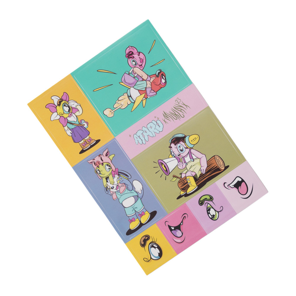 Jual Ataru Stiker Muklay Full Color Stiker Dekoratif Lucu Cute Stickers ...