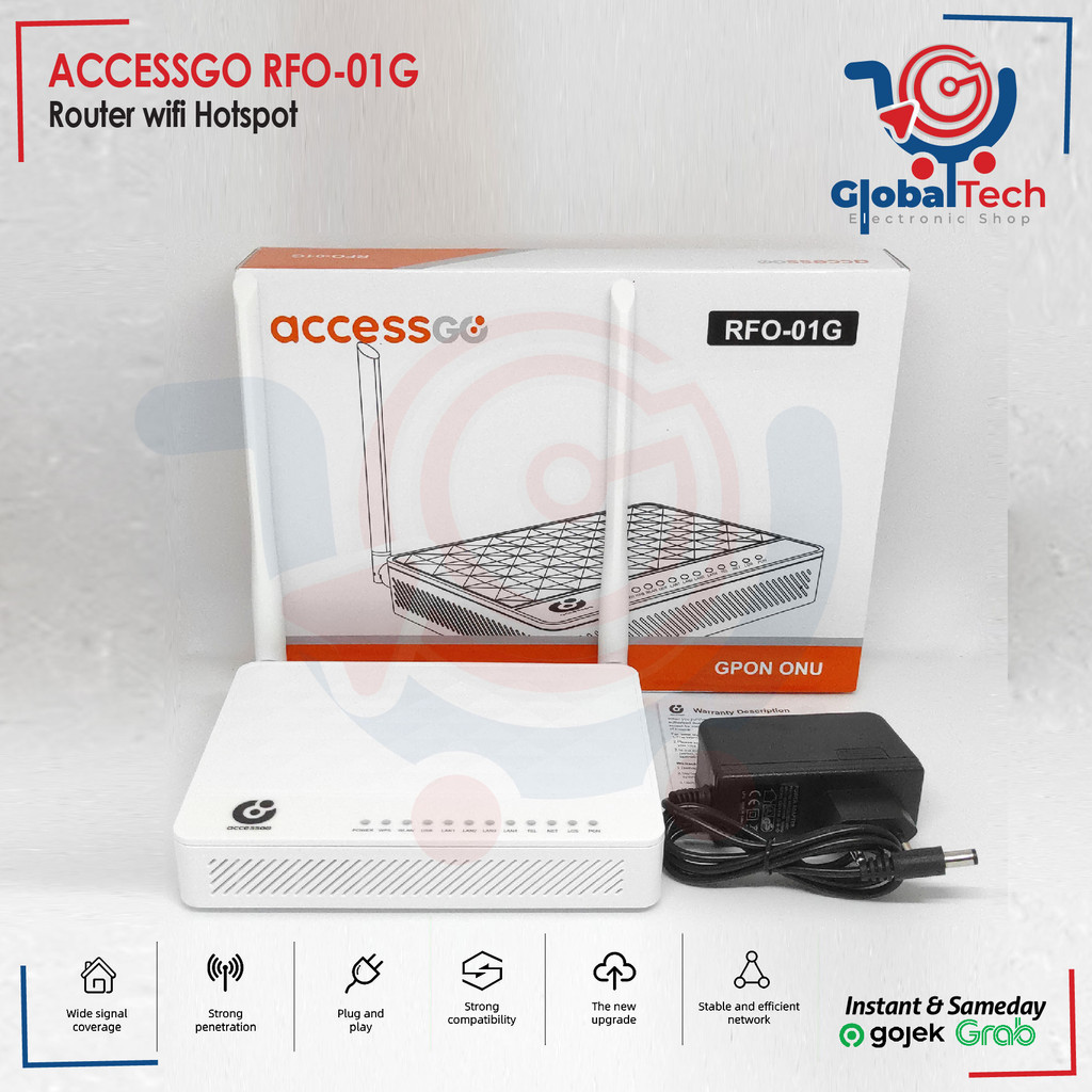 Jual ROUTER WIFI HOTSPOT ACCESSGO RFO-01G ONU GPON 1GE 3FE 1VOIP 2.4G ...