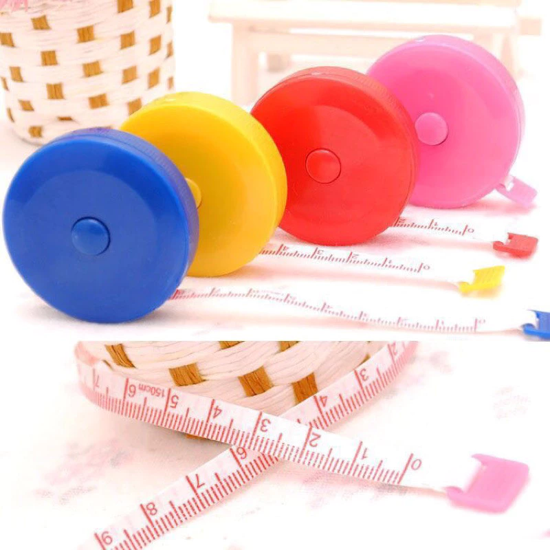 Meteran Mini 150cm Bulat Macaron Series Portabel | AutoStock