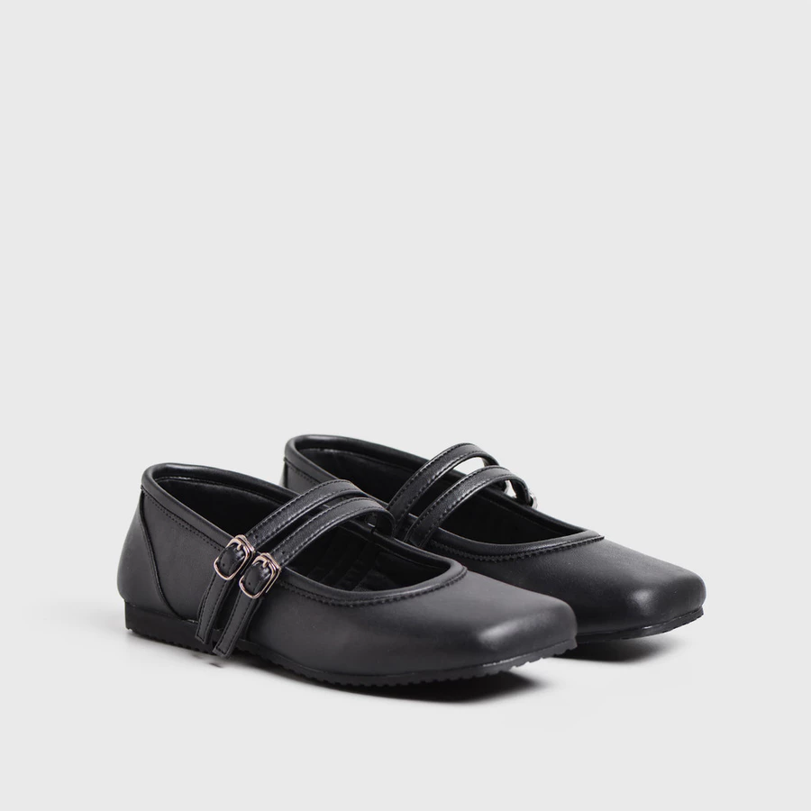 Zeina Flat Shoes Black