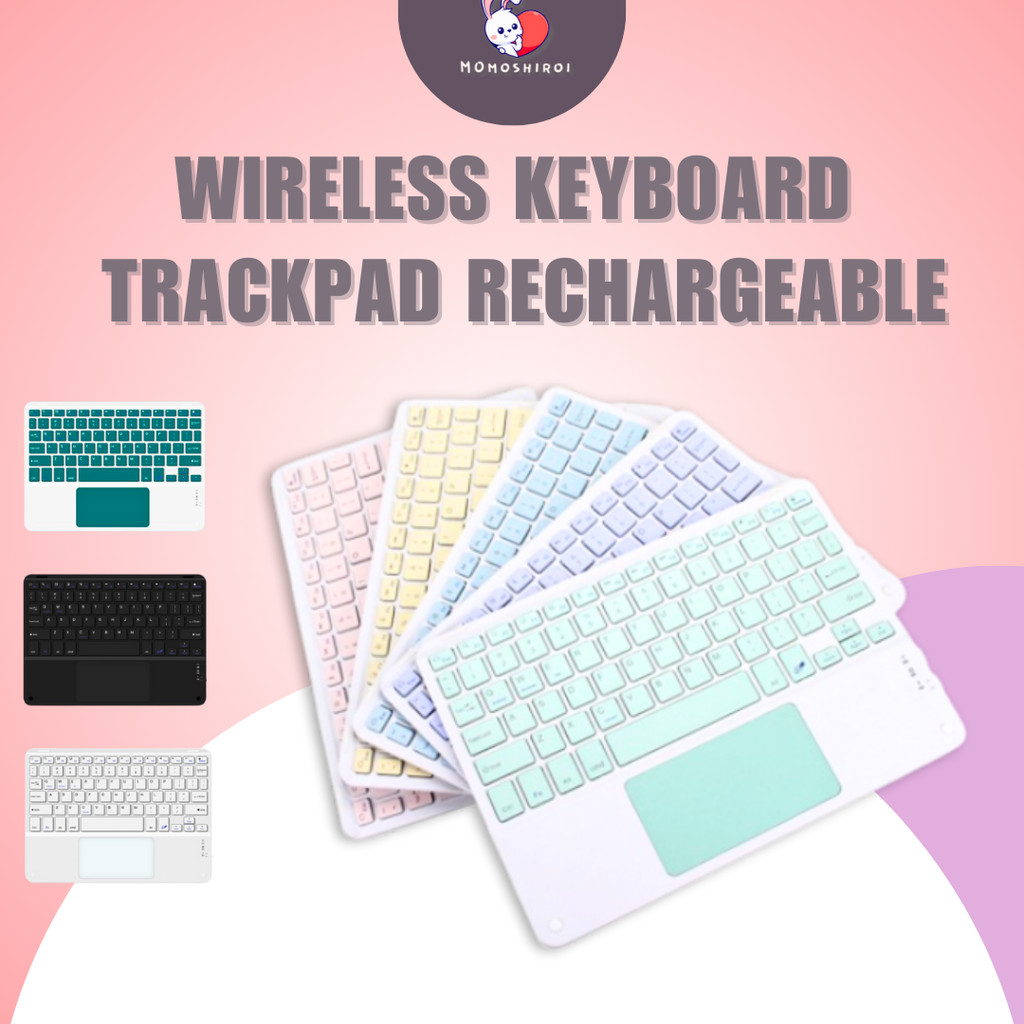Jual Wireless Keyboard Universal iPad iOS Android With Trackpad ...