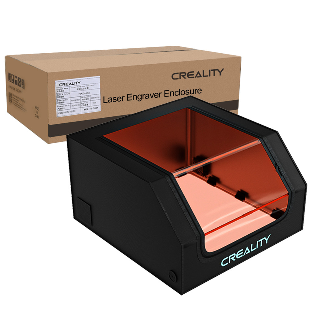 For 20W Diode Laser Engraver Enclosure Fireproof Dustproof Protective Cover Fan