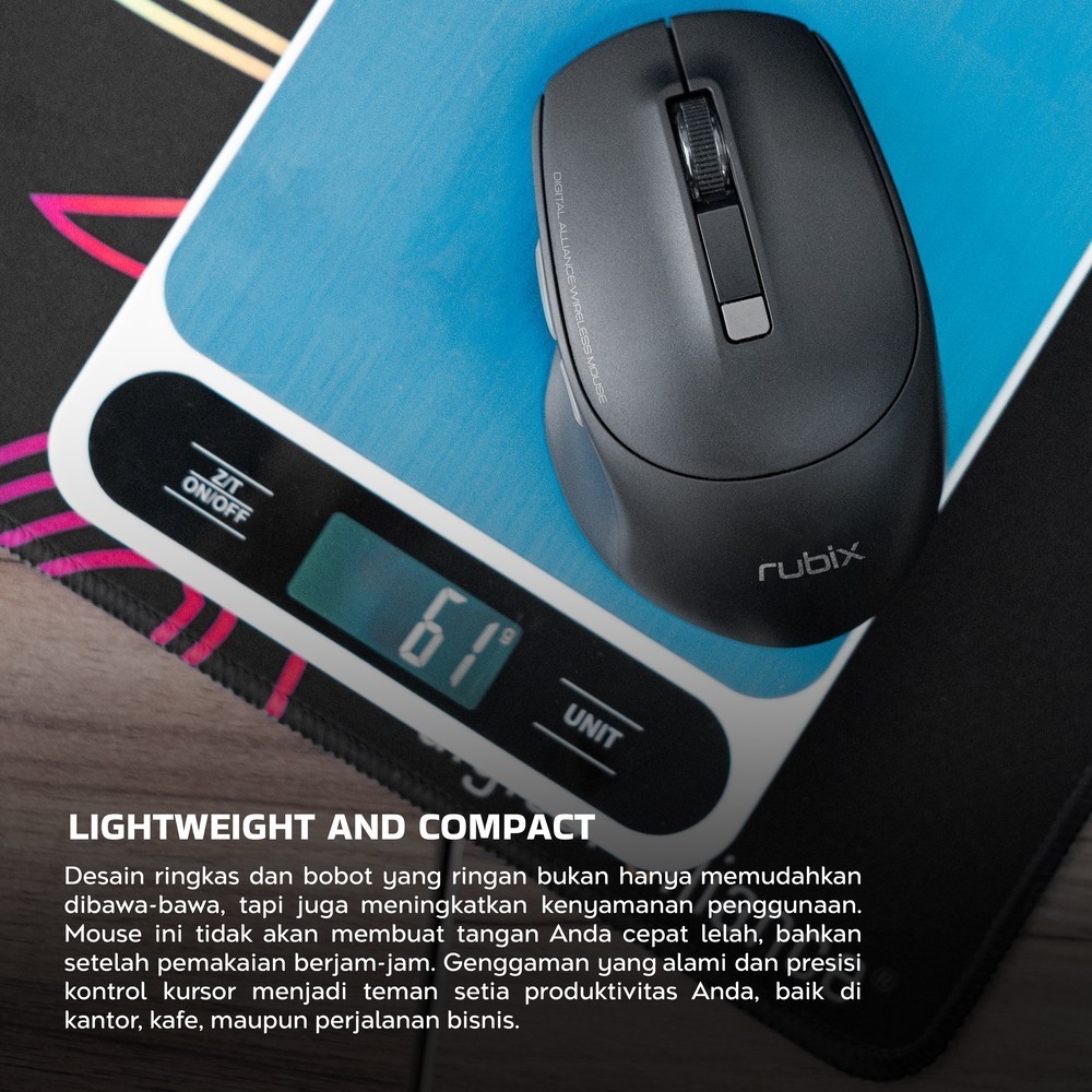 Jual Digital Alliance Mouse Office Rubix M102 Wireless 2.4GHz Silent ...