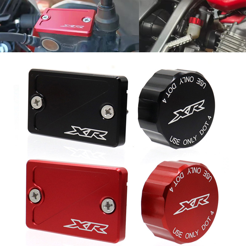 For Honda XR650L 1993-2022 CNC Front & Rear Brake Reservoir Cover - Foto 4