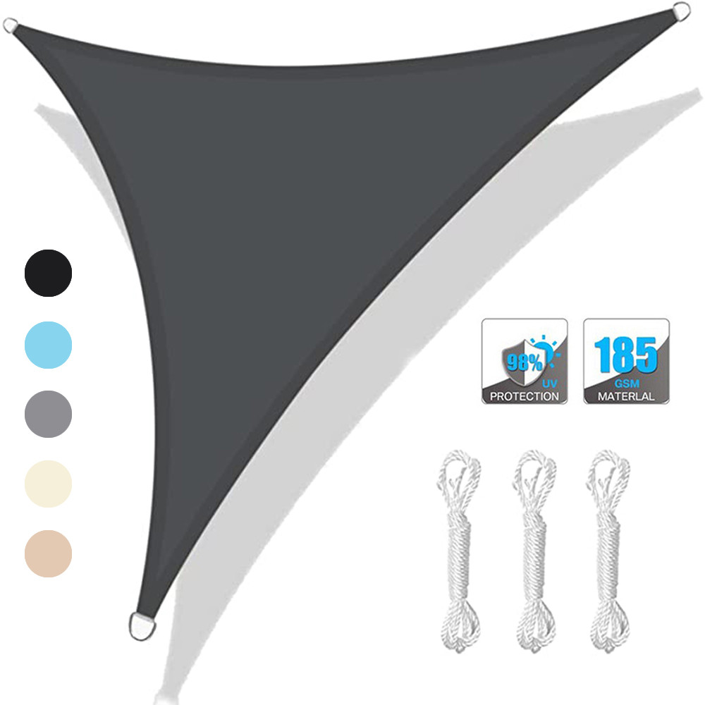 Jual Sun Shelters Portable Triangle Sun Shape Sail UV Protection ...