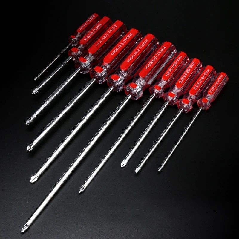 Jual Red Color CRV Cross Magnetic Screwdriver | Shopee Indonesia