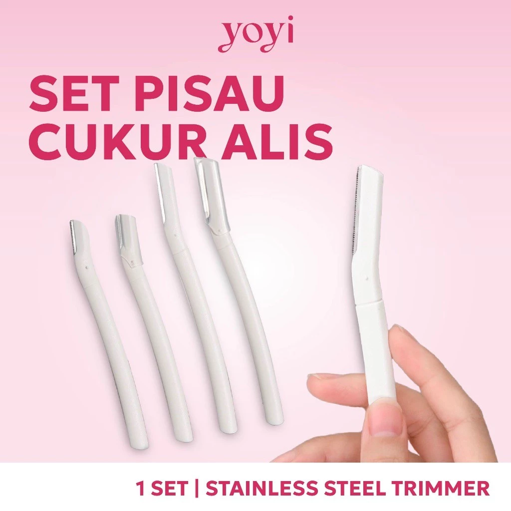 [UNIK88] Set Pisau Cukur Alis Terlaris Putih - Alat Perawatan Alis Pilihan Selebgram, Cocok untuk Pemula (isi 2pcs) | AutoStock