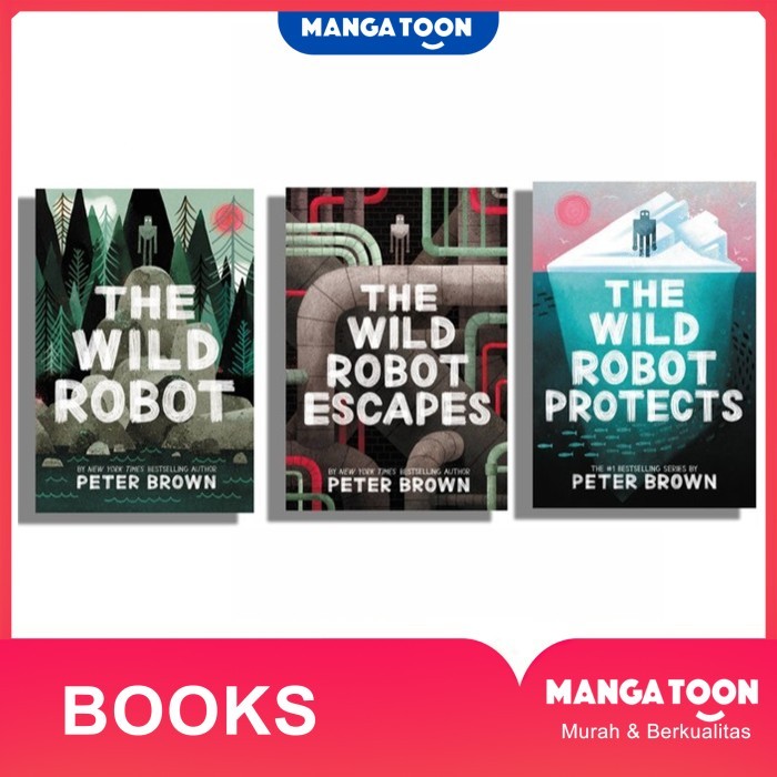 Jual The Wild Robot by Peter Brown (Books 1-3) - MangaToon | Shopee ...