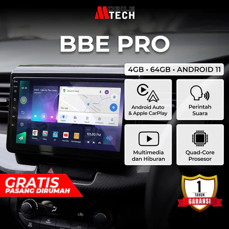 MTech BBE MM-8803 head unit dengan fitur radio dan navigasi