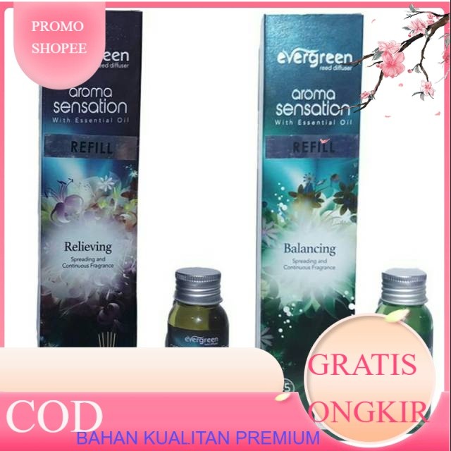 Jual Evergreen Reed Diffuser Aroma Sensation With Essential Oil ...