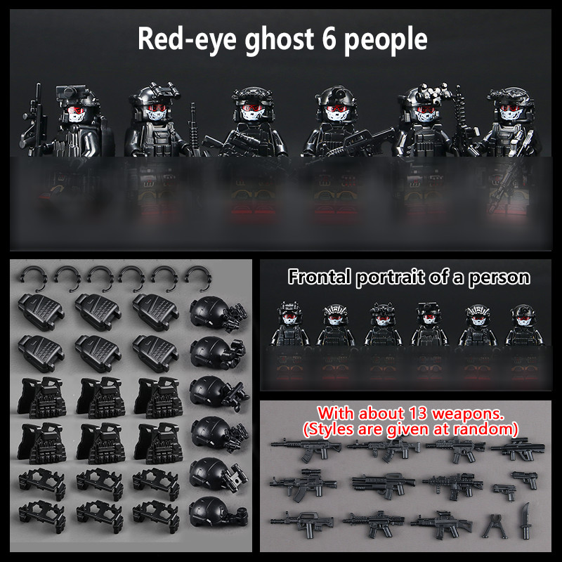 Jual Modern city special police ghost commandos special forces army ...