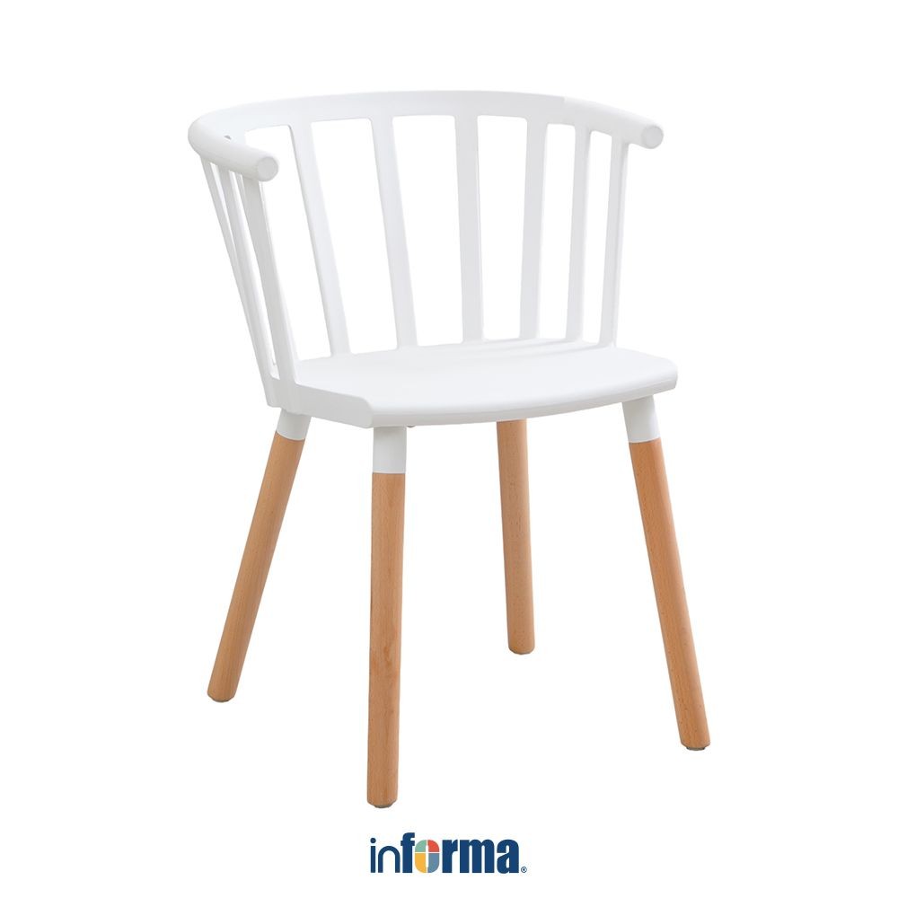 Jual Informa Dobson Kursi Berlengan Putih Arm Chair Balcony Chair