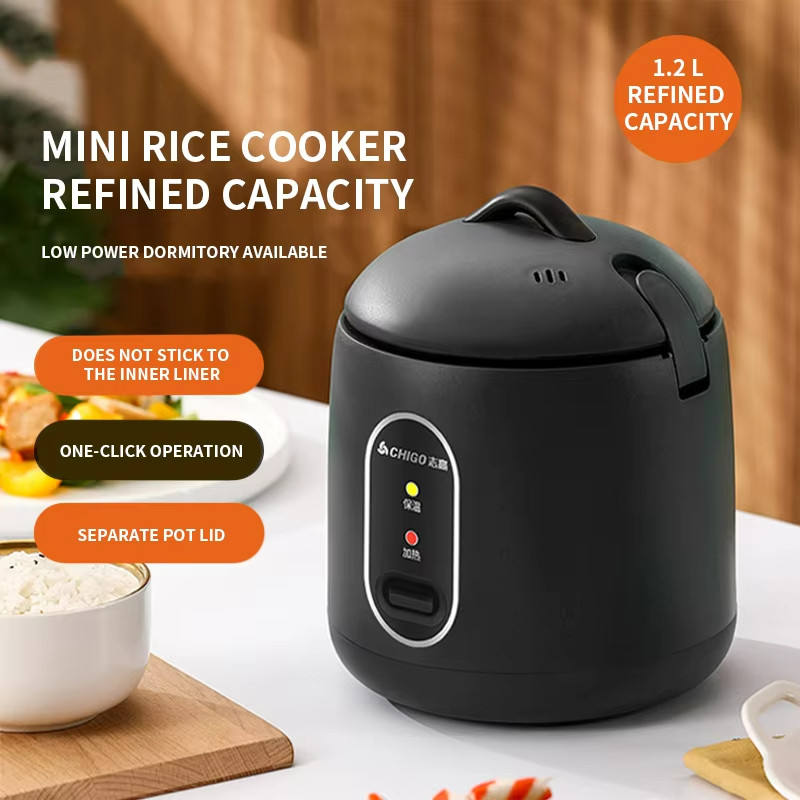 Jual CHIGO 1.2L Mini Rice Cooker Multifungsi, daya rendah, cocok untuk ...