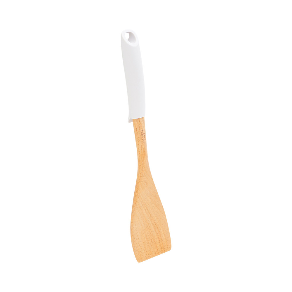 Jual Informa Cooking Color Blanc Spatula Solid Wood - Putih Sendok ...