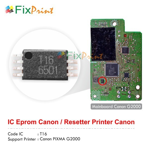 Jual IC Eeprom G 2000 T16 IC Eprom Reset G2000 Resetter Printer G2000 ...