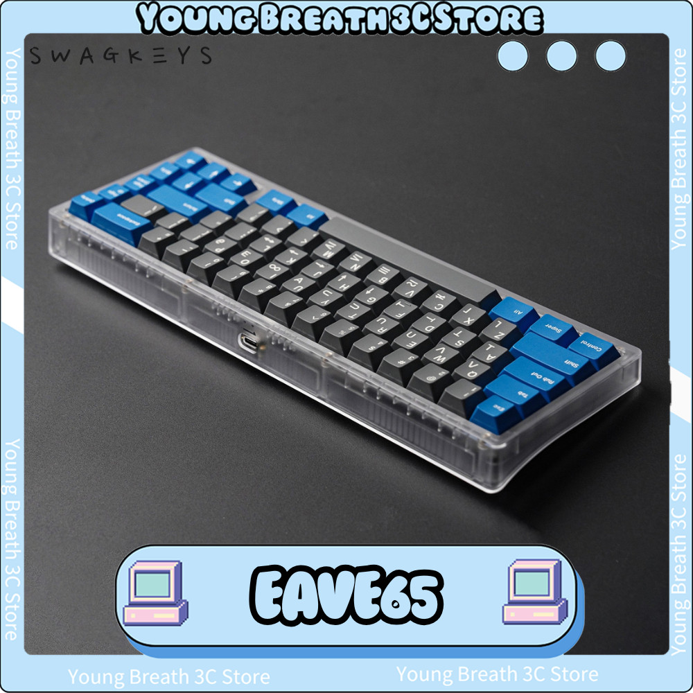 Jual Swagkeys EAVE65 Mechanical Keyboard Kit Wired Gaming Keyboard PC ...