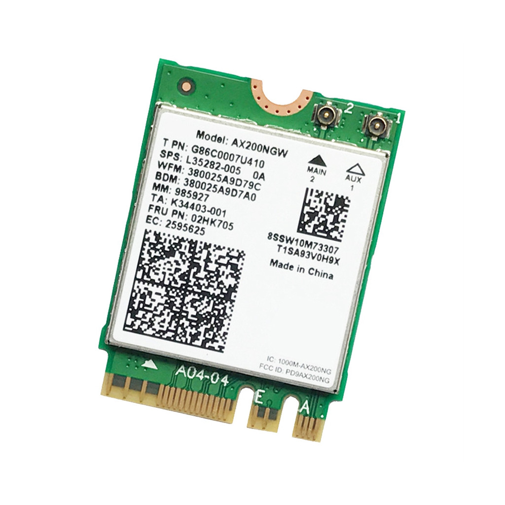 Jual AX200 AX200NGW Network Card M.2 NGFF WiFi Card Bluetooth 5.0 WiFi ...