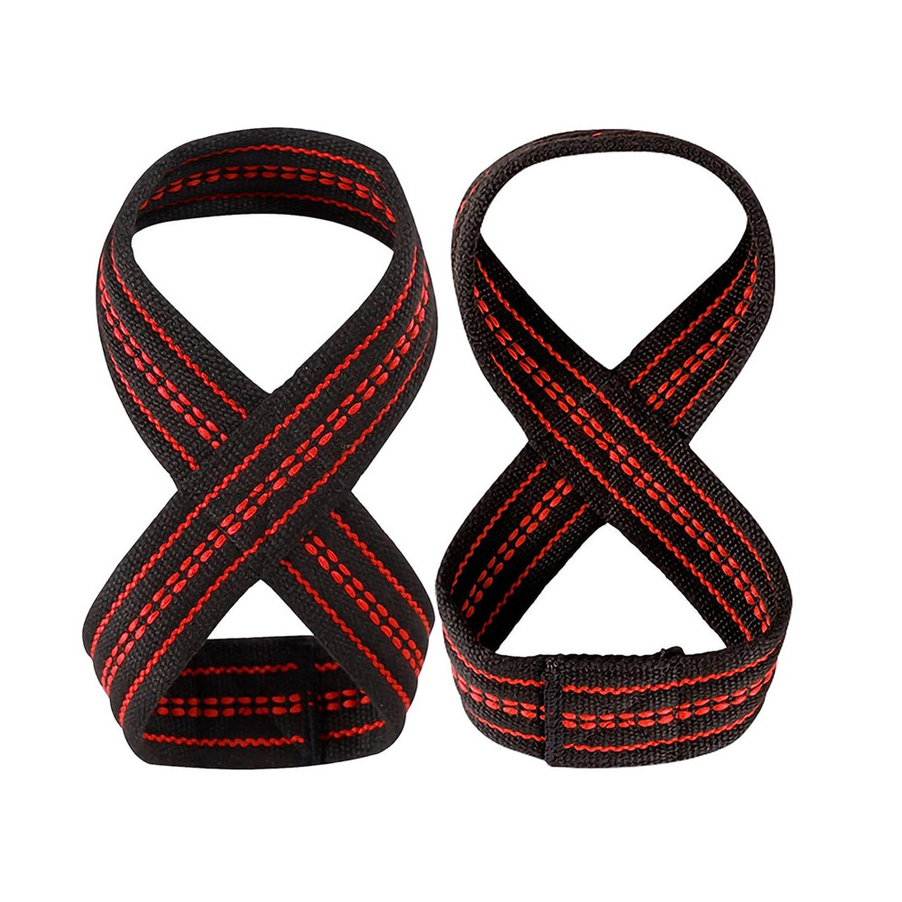 Figure 8 Weight Lifting Straps DeadLift Wrist Stra... – Grandado