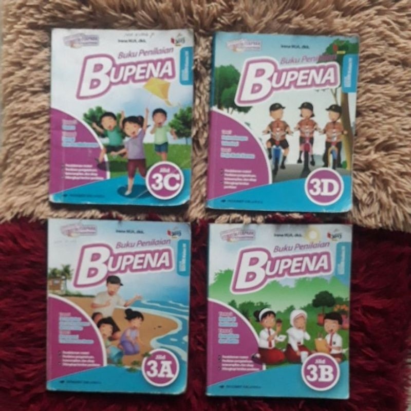 Jual Buku Penilaian Bupena untuk SD/ MI Kelas III JILID 3C ,3D 3A 3B ...