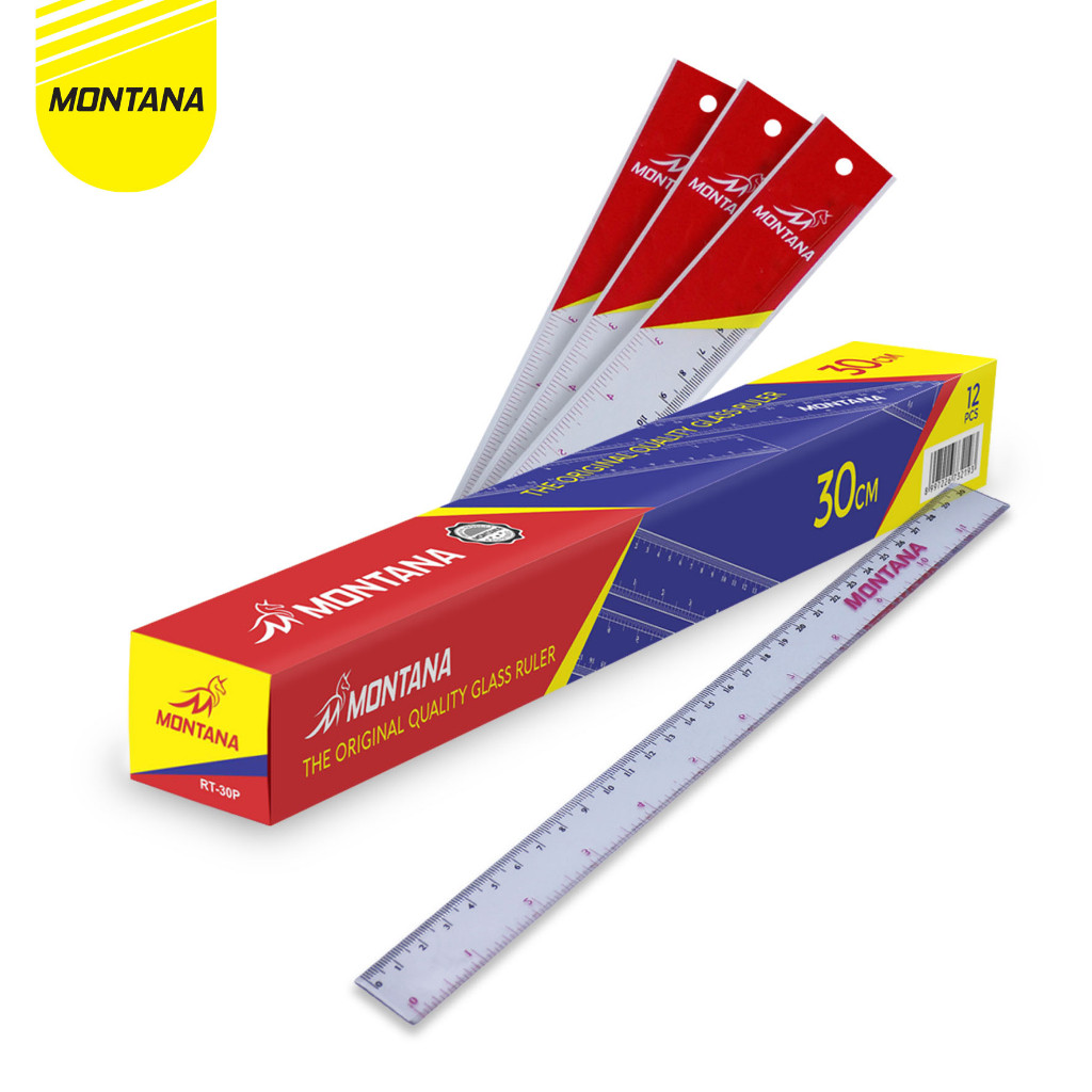 Jual Montana Acrylic Ruler / Penggaris Acrylic 30Cm / RT-30P | Shopee ...
