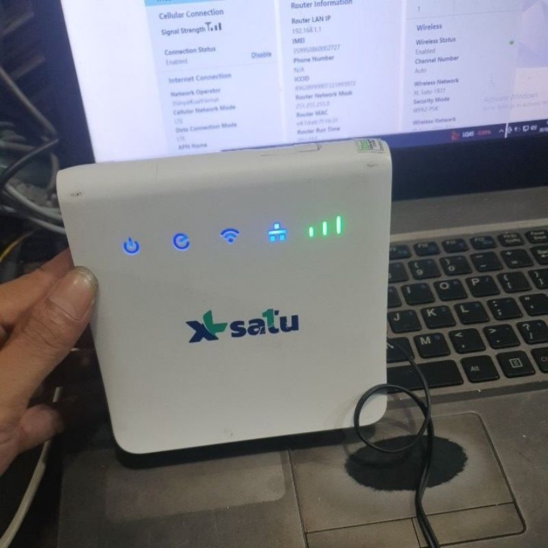 Jual HOME ROUTER XL SATU 4G CPE ROUTER N401 UNLOCK ALL OPERATOR PLUS ...