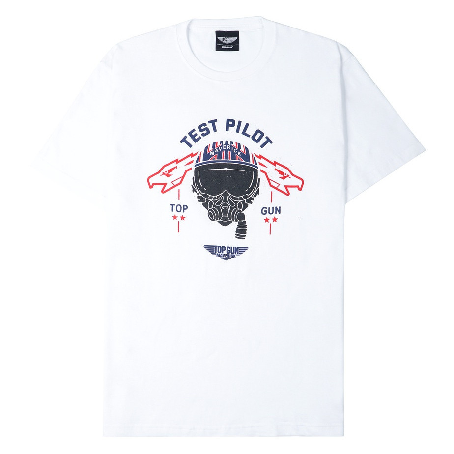 Jual COLLABS Tees - TOP GUN TEES PILOT - White (perasi Optimal ...