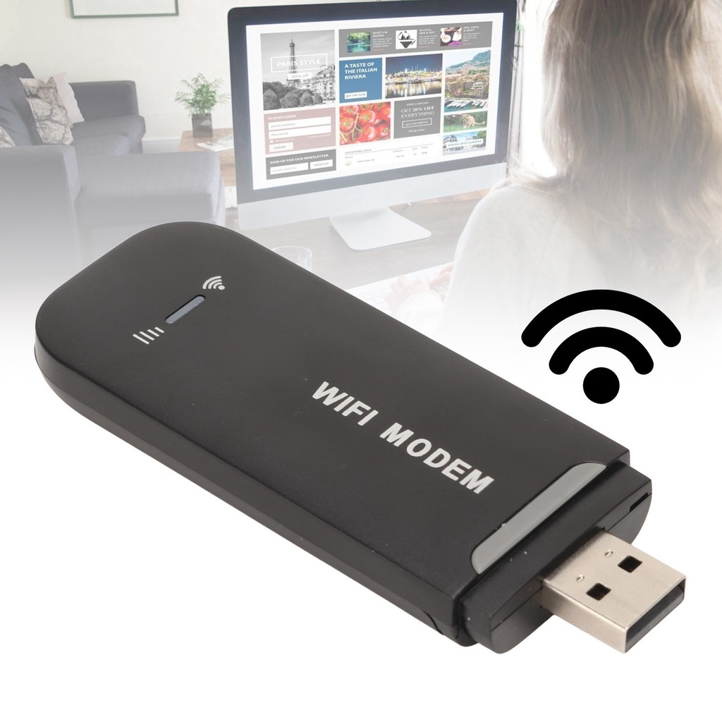 Jual 4G WiFi Router Black Up to 10 Users Stable Easy Connection USB ...