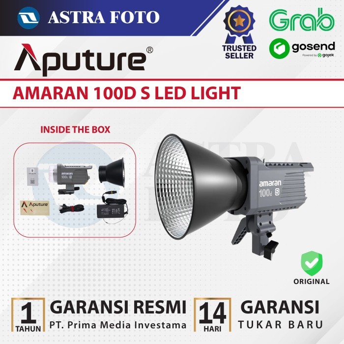 Jual Aputure Amaran 100d S LED Light Daylight Ultra High SSI Point ...