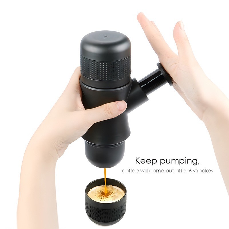 Jual Portable mini hand pressure coffee machine Handheld pressure ...