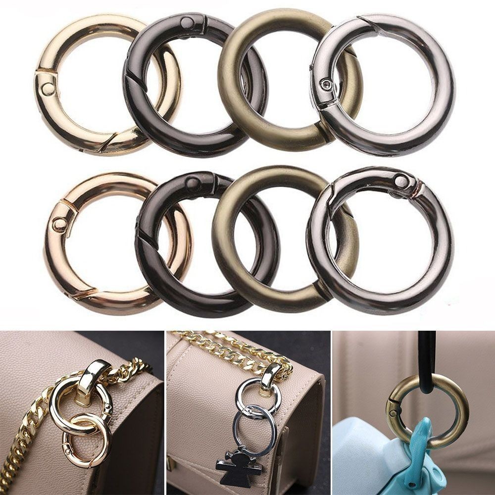 Jual Round Spring Ring Clasp High Quality Lightweight Zinc Alloy ...