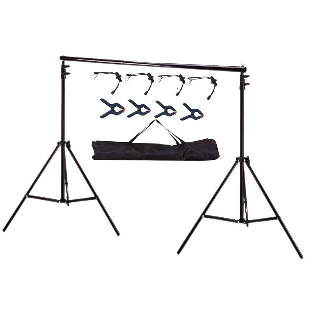 Jual Photo Studio Background Support System Stands Backdrop Stand Props ...