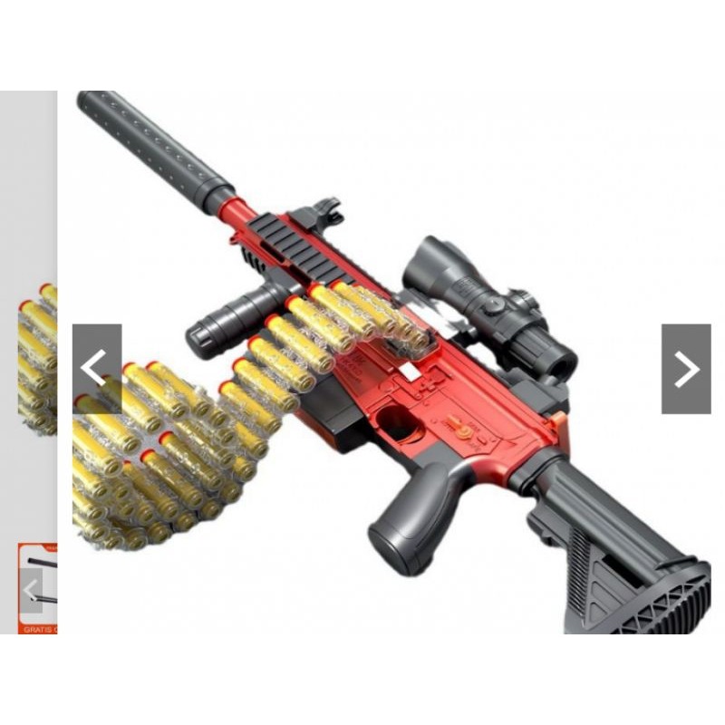 Jual Mainan Anak TOY GUN M416 ASSAULT RIFLE Tembakan Eva Soft Bullet ...