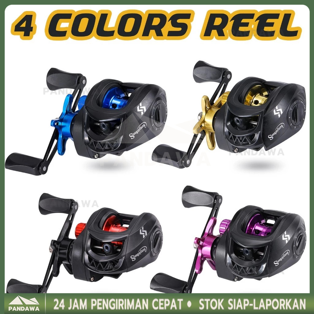 Jual Reel Pancing New Casting Fishing Reel Max Drag 10kg Fishing Reel ...
