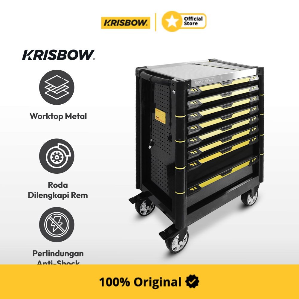 Jual Krisbow Tool Drawer Lemari Perkakas 8 Rak - Hitam Lpdbl8 | Shopee ...