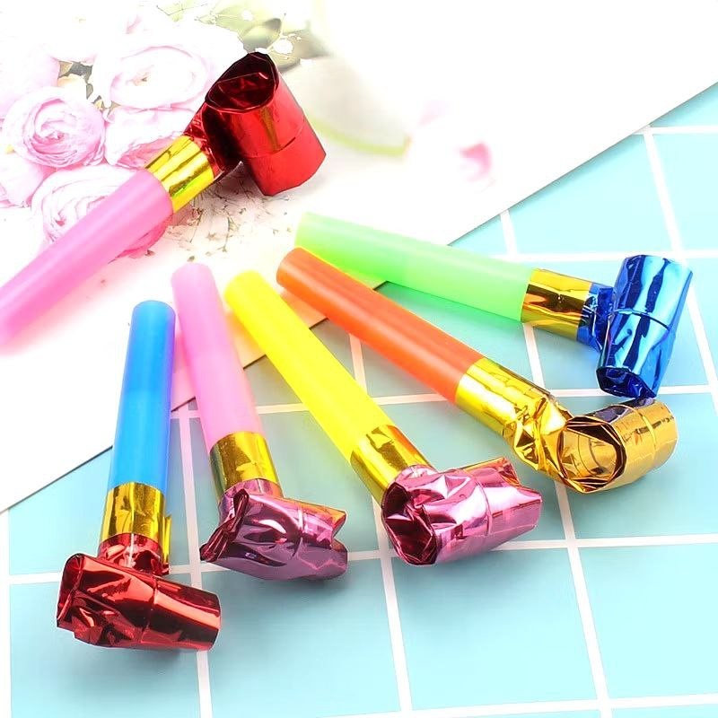 Jual Mainan Anak Terompet Mini Tahun Baru / Peluit Lidah Acara Pesta ...