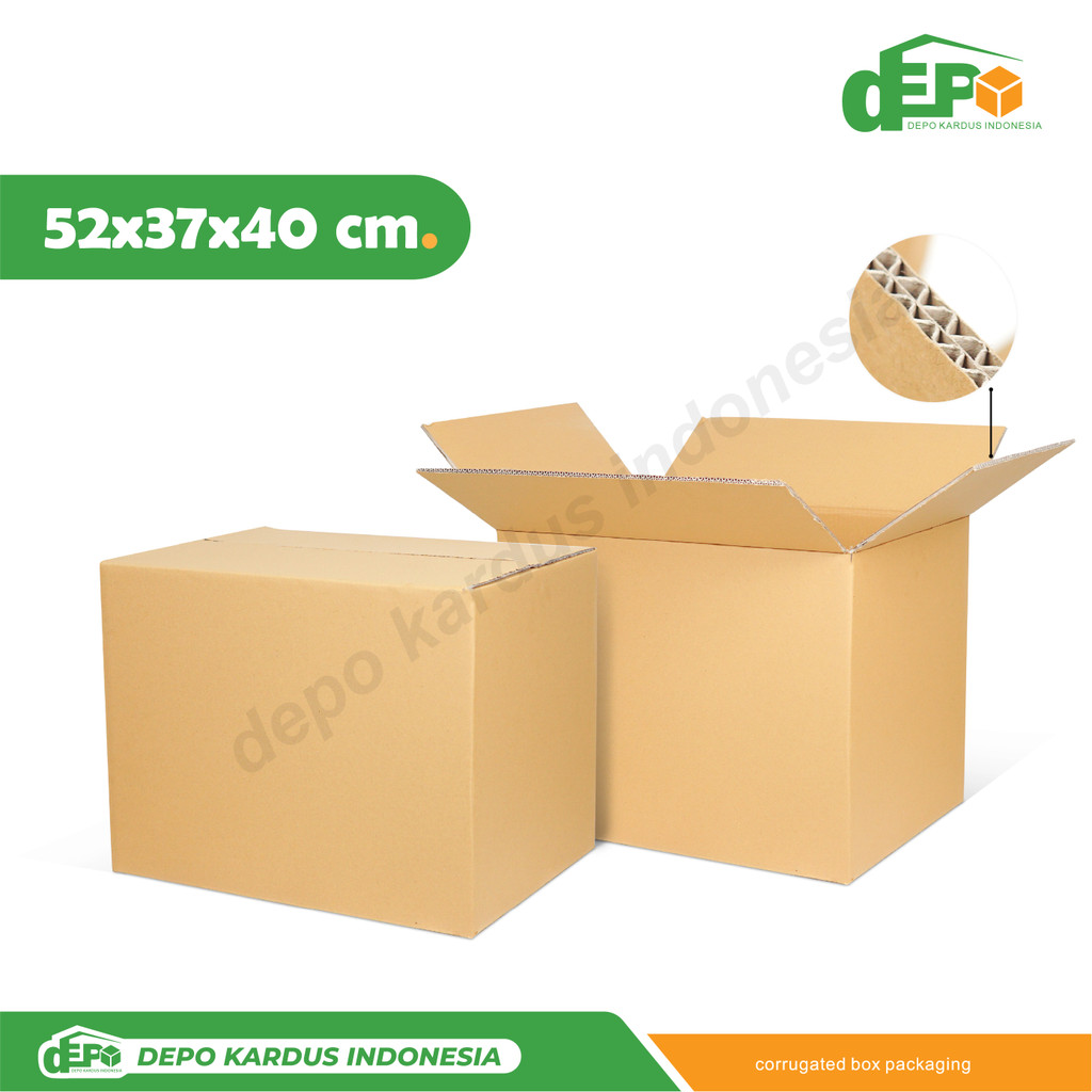 Jual Box 52x37x40 (GG-HBR BESAR) Double wall/DoubleWall/Kardus/Kemasan ...