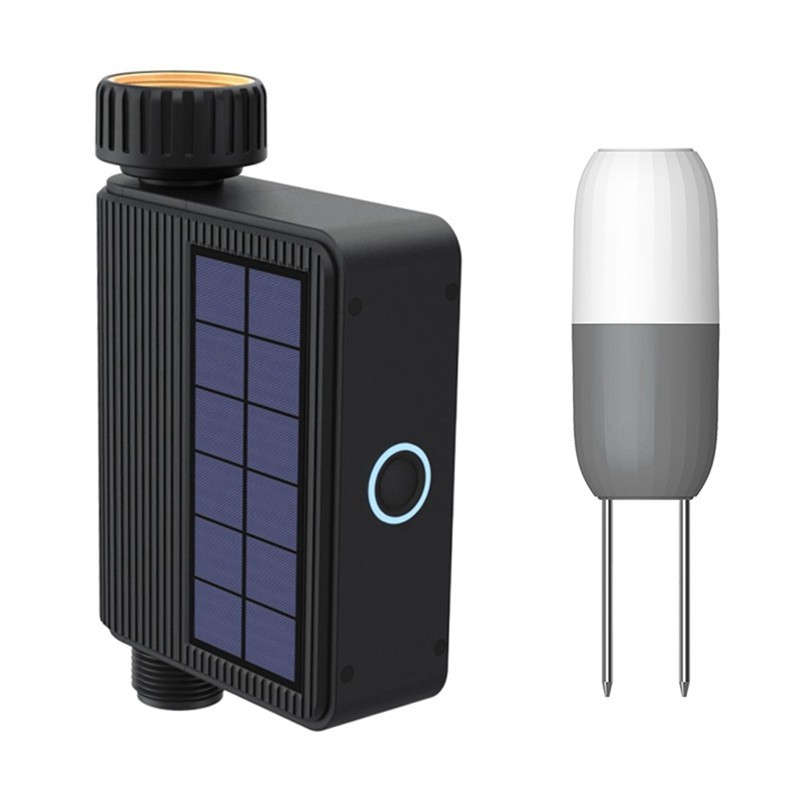 Jual WIFI Solar Waterer Smart Garden Timing Sprinkler With Soil ...